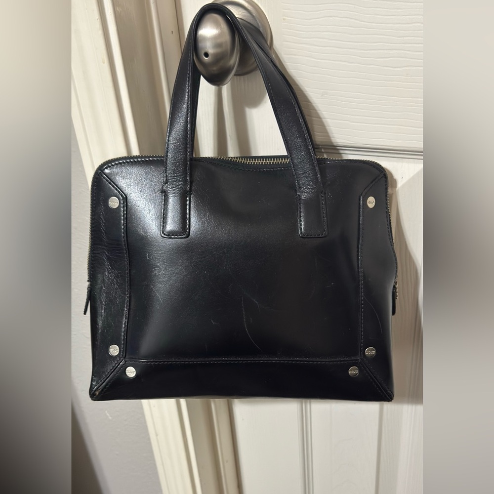 Vintage Hamilton Hodge top handle leather bag